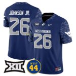 Men’s West Virginia Mountaineers 2024 Vapor Limited Jersey – All Stitched – Honor Jerry West