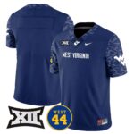 Men’s West Virginia Mountaineers 2024 Vapor Limited Jersey – All Stitched – Honor Jerry West