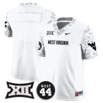 Men’s West Virginia Mountaineers 2024 Vapor Limited Jersey – All Stitched – Honor Jerry West