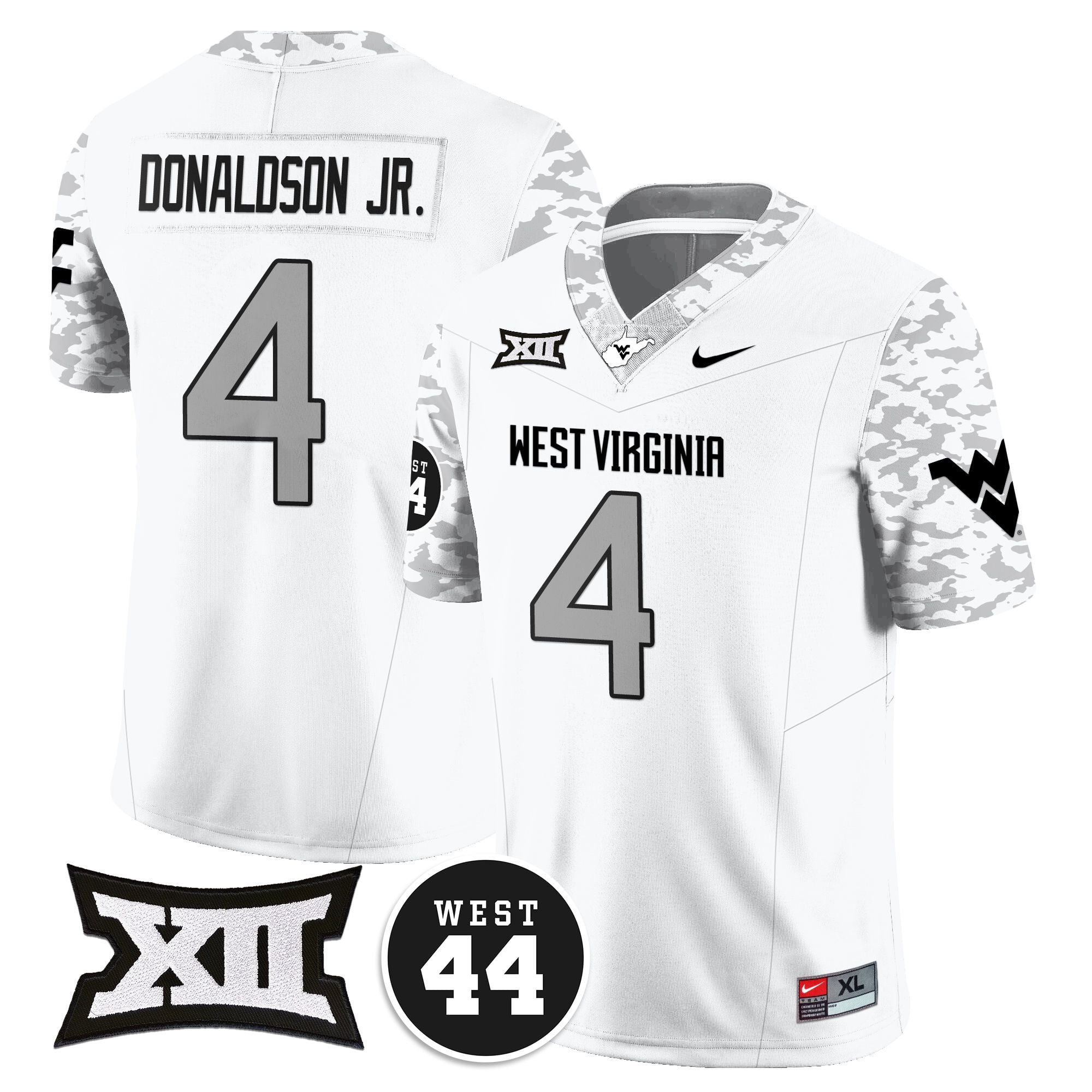 Men’s West Virginia Mountaineers 2024 Vapor Limited Jersey – All Stitched – Honor Jerry West