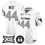 Men’s West Virginia Mountaineers 2024 Vapor Limited Jersey – All Stitched – Honor Jerry West