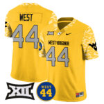 Men’s West Virginia Mountaineers 2024 Vapor Limited Jersey – All Stitched – Honor Jerry West