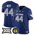 Men’s West Virginia Mountaineers 2024 Vapor Limited Jersey – All Stitched – Honor Jerry West