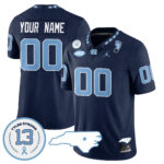 Custom Name/Gender North Carolina Tar Heels Football 2024 Vapor Jersey – All Stitched