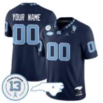Custom Name/Gender North Carolina Tar Heels Football 2024 Vapor Jersey – All Stitched