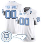 Custom Name/Gender North Carolina Tar Heels Football 2024 Vapor Jersey – All Stitched