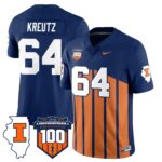 Illinois Football Throwback Jersey – All Stitched