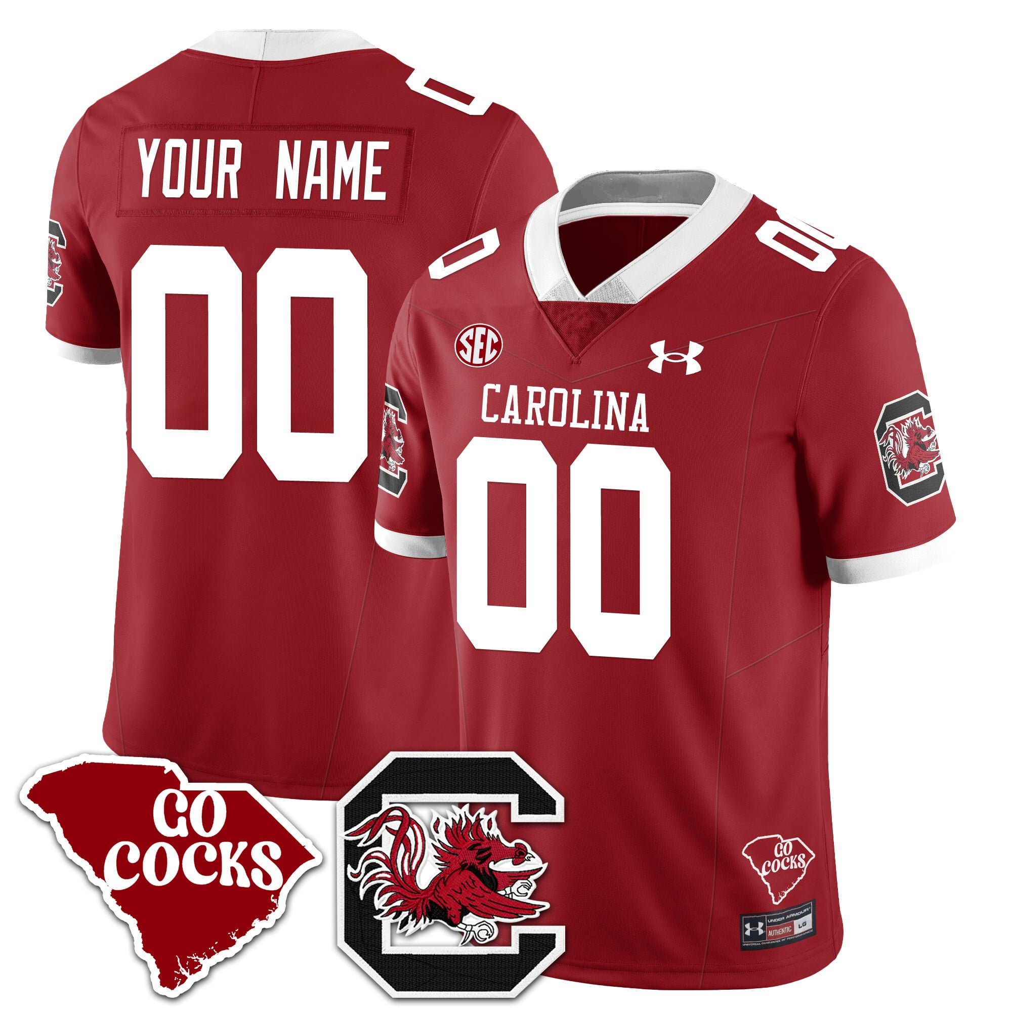 Custom Gender/Name Gamecocks 2024 Vapor Limited Jersey – All Stitched