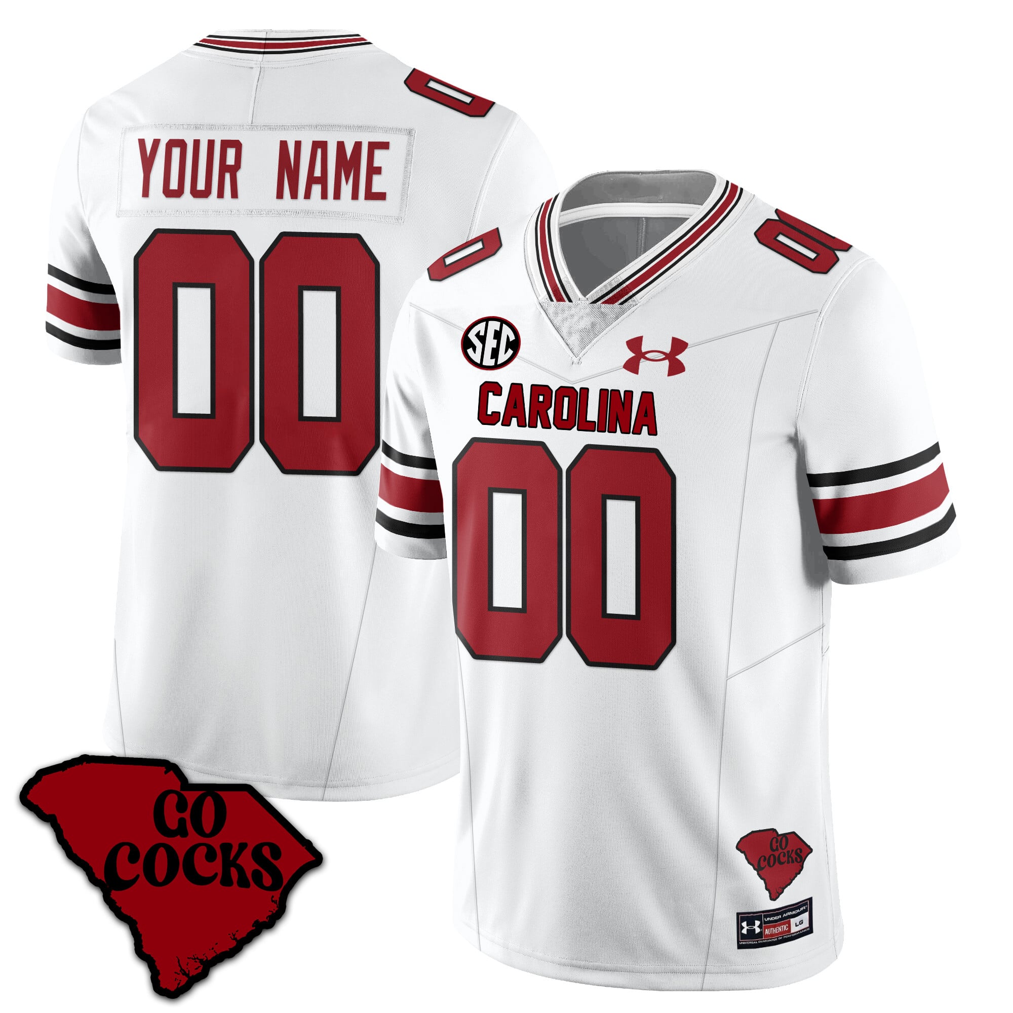 Custom Gender/Name Gamecocks 2024 Vapor Limited Jersey – All Stitched