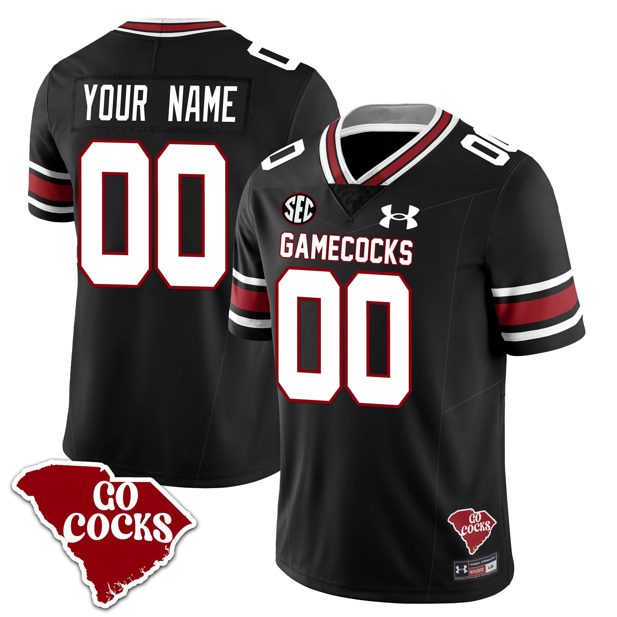 Custom Gender/Name Gamecocks 2024 Vapor Limited Jersey – All Stitched