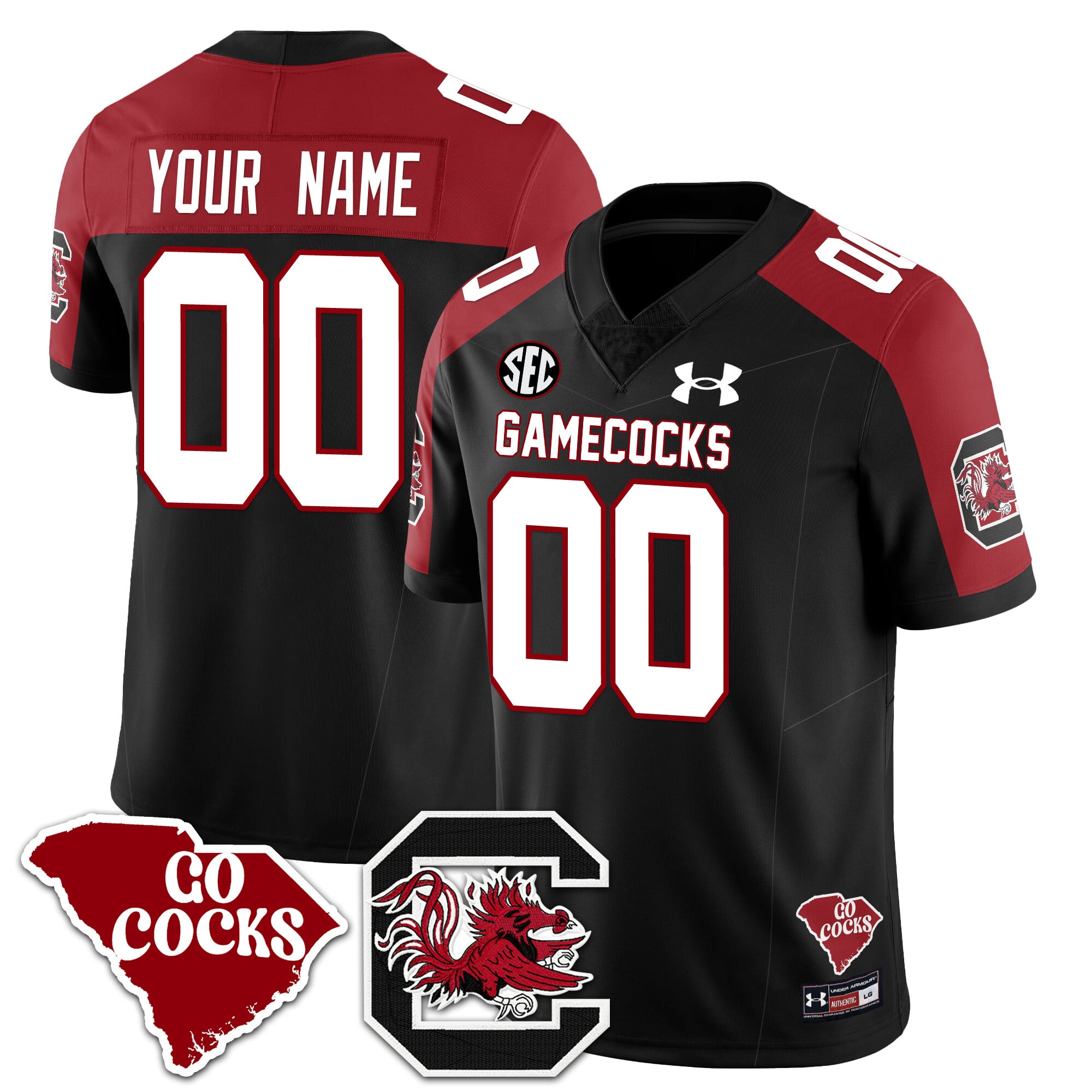 Custom Gender/Name Gamecocks 2024 Vapor Limited Jersey – All Stitched