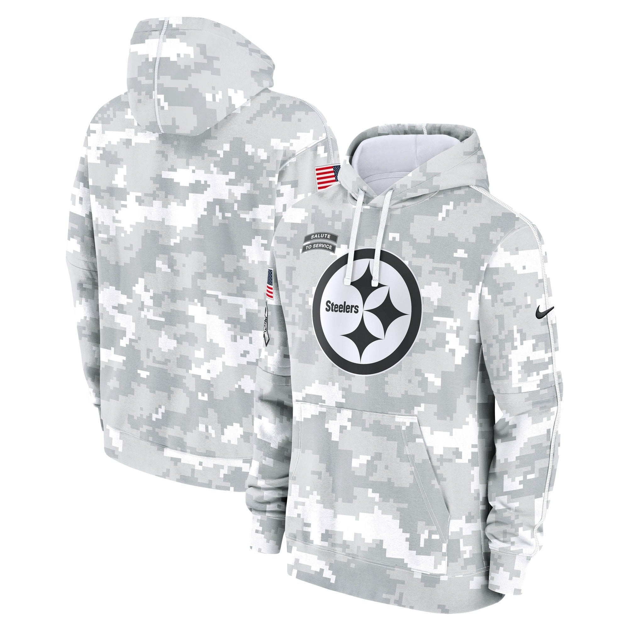 Steelers 2024 Salute to Service Pullover Hoodie – Arctic Camo