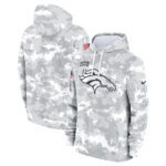 Denver Broncos 2024 Salute to Service Pullover Hoodie – Arctic Camo
