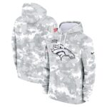 Denver Broncos 2024 Salute to Service Pullover Hoodie – Arctic Camo