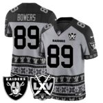 Men’s Raiders 2024 Christmas Vapor Limited Jersey 409VTTLJS034
