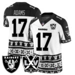 Men’s Raiders 2024 Christmas Vapor Limited Jersey 409VTTLJS034