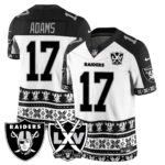 Men’s Raiders 2024 Christmas Vapor Limited Jersey 409VTTLJS034