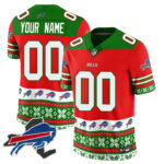 Custom Name/Gender Bills 2024 Christmas Vapor Limited Jersey 409VTTLJS033