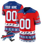 Custom Name/Gender Bills 2024 Christmas Vapor Limited Jersey 409VTTLJS033