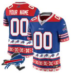 Custom Name/Gender Bills 2024 Christmas Vapor Limited Jersey 409VTTLJS033