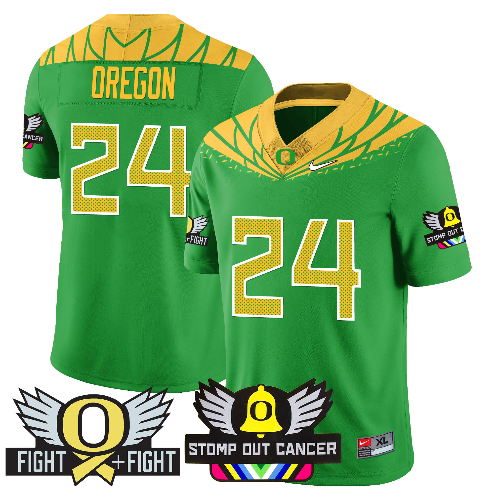 Men’s Oregon Ducks Alternate Vapor Limited Jersey – All Stitched 410VTTLJS001