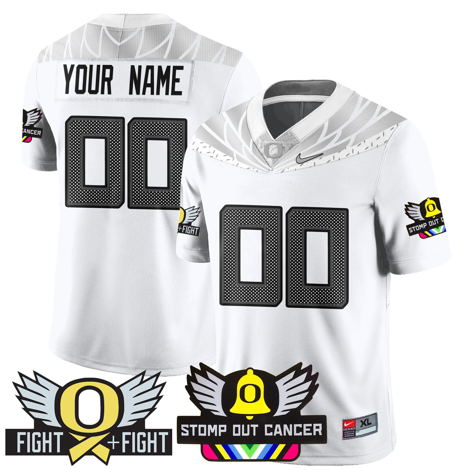 Custom Name/Gender Oregon Ducks Alternate Vapor Limited Jersey – All Stitched 410VTTLJS001