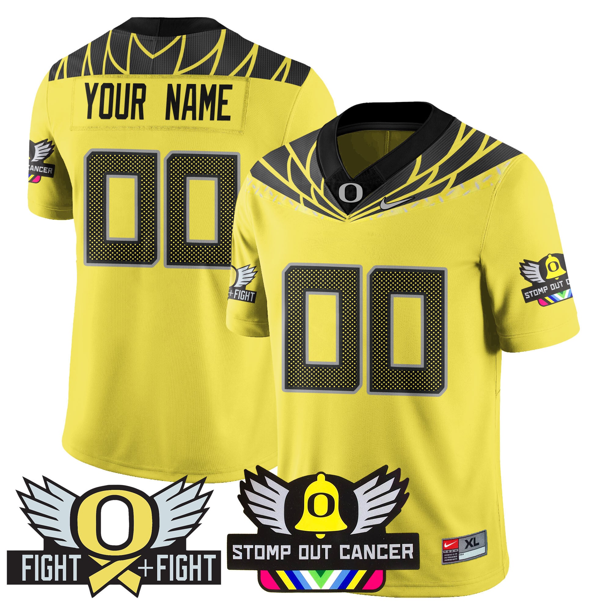 Custom Name/Gender Oregon Ducks Alternate Vapor Limited Jersey – All Stitched 410VTTLJS001