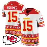 Men’s Chiefs 2024 Christmas Vapor Limited Jersey – Printed 410VTTLJS002