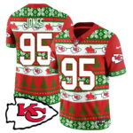 Men’s Chiefs 2024 Christmas Vapor Limited Jersey N1 – Printed 410VTTLJS002