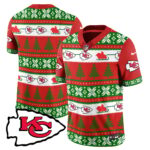 Men’s Chiefs 2024 Christmas Vapor Limited Jersey N1 – Printed 410VTTLJS002
