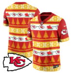 Men’s Chiefs 2024 Christmas Vapor Limited Jersey N1 – Printed 410VTTLJS002