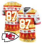 Men’s Chiefs 2024 Christmas Vapor Limited Jersey N1 – Printed 410VTTLJS002