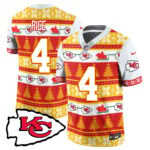 Men’s Chiefs 2024 Christmas Vapor Limited Jersey N1 – Printed 410VTTLJS002