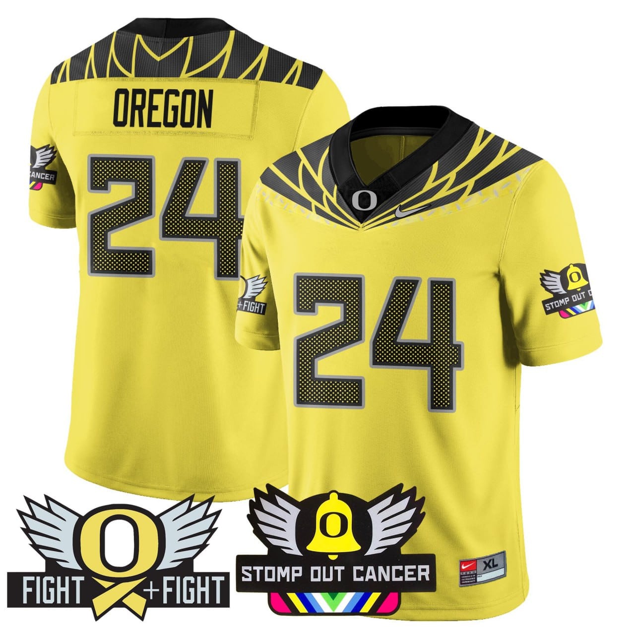 Men’s Oregon Ducks Alternate Vapor Limited Jersey – All Stitched 410VTTLJS001