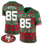 Men’s 49ers 2024 Christmas Vapor Limited Jersey – 410VTHNJS009