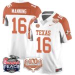 Men’s Texas Longhorns 2024 Chick-fil-A Peach Bowl Jersey – All Stitched