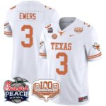 Men’s Texas Longhorns 2024 Chick-fil-A Peach Bowl Jersey – All Stitched