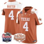 Men’s Texas Longhorns 2024 Chick-fil-A Peach Bowl Jersey – All Stitched