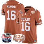 Men’s Texas Longhorns 2024 Chick-fil-A Peach Bowl Jersey – All Stitched