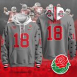 Ohio State Buckeyes 2024 Rose Bowl Hoodie – All Stitched