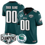 Custom Philadelphia Eagles 2024 NFC East Division Champions Jersey – All Stitched