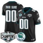 Custom Philadelphia Eagles 2024 NFC East Division Champions Jersey – All Stitched