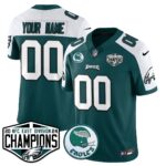Custom Philadelphia Eagles 2024 NFC East Division Champions Jersey – All Stitched