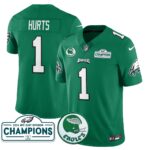Men’s Philadelphia Eagles 2024 NFC East Division Champions Jersey N2 – All Stitched