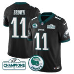 Men’s Philadelphia Eagles 2024 NFC East Division Champions Jersey N2 – All Stitched
