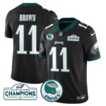 Men’s Philadelphia Eagles 2024 NFC East Division Champions Jersey N2 – All Stitched