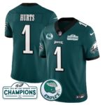 Men’s Philadelphia Eagles 2024 NFC East Division Champions Jersey N2 – All Stitched