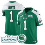 Men’s Philadelphia Eagles 2024 NFC East Division Champions Jersey N2 – All Stitched