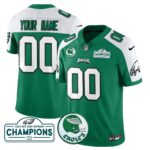 Custom Philadelphia Eagles 2024 NFC East Division Champions Jersey N1 – All Stitched