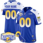 Custom Gender/Name Los Angeles Rams 2024 NFC West Division Champions Jersey N1 – All Stitched